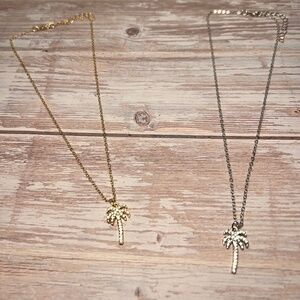 Coconut Palm Tree Necklace